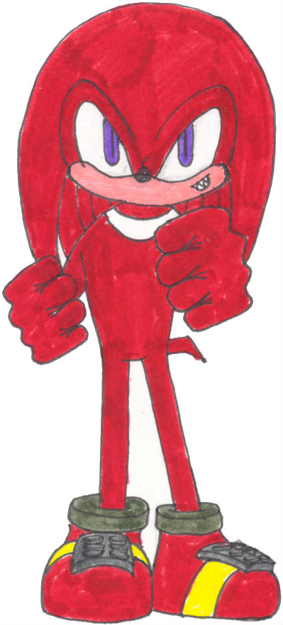 Knuckles (Without his gloves) by stitch62651