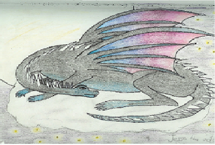 Jesse the odd dragon. by storylover