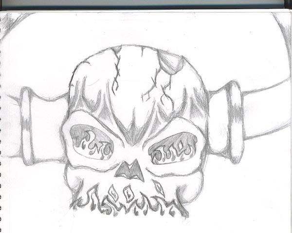 demon skull by straight_edge209