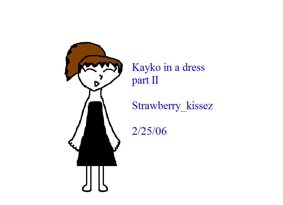 Kayko in a dress part 2 (my fma character) by strawberry_kissez