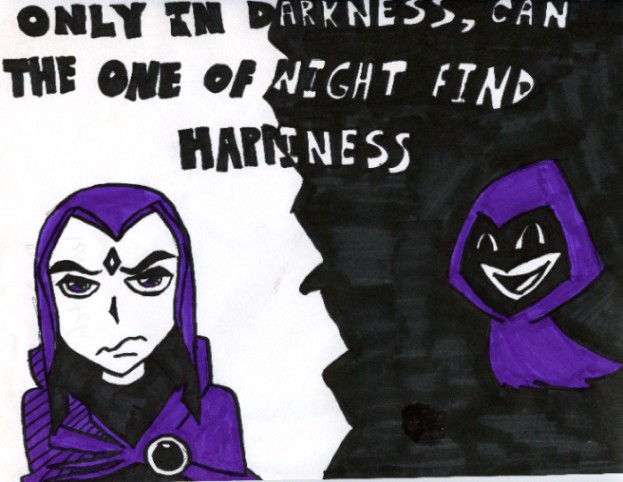 darkness raven by stupidbunnysuit
