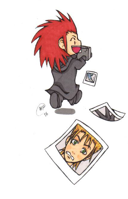 Chibi-Axel Polaroids by subliminal_sushi