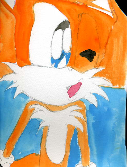 tails water couler by sunflower_hedgehog