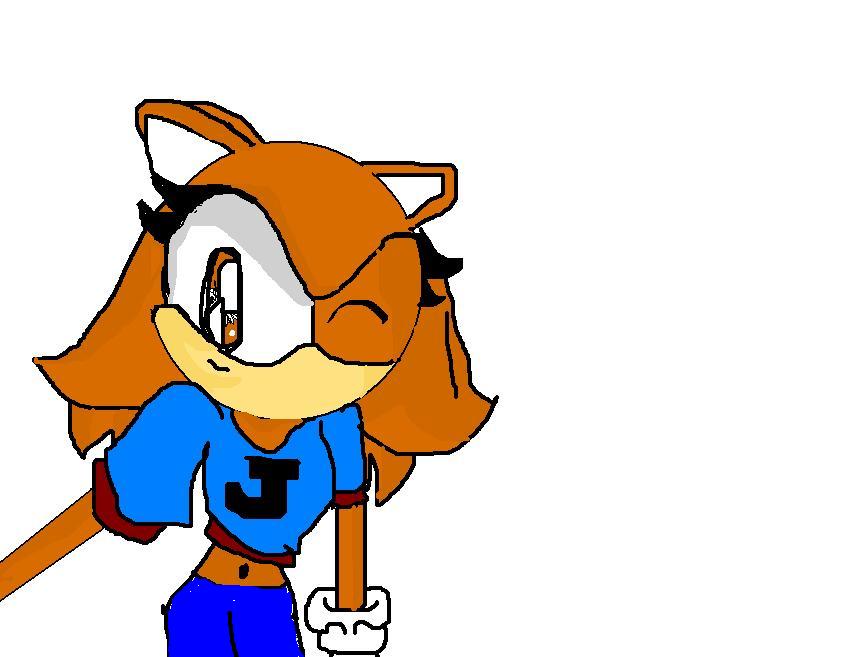 jess. as a sonic char. for ED by sunflower_hedgehog