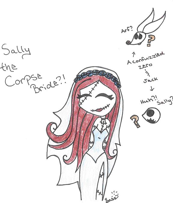 Sally the Corpse Bride?! by supergirlcomix