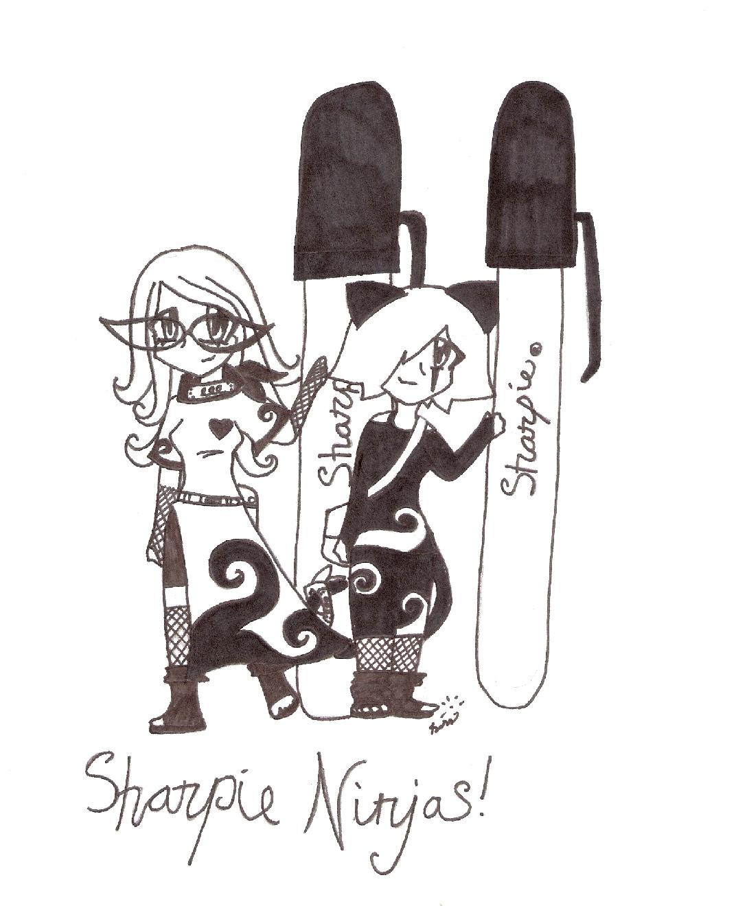 Sharpie Ninjas! XP by supergirlcomix