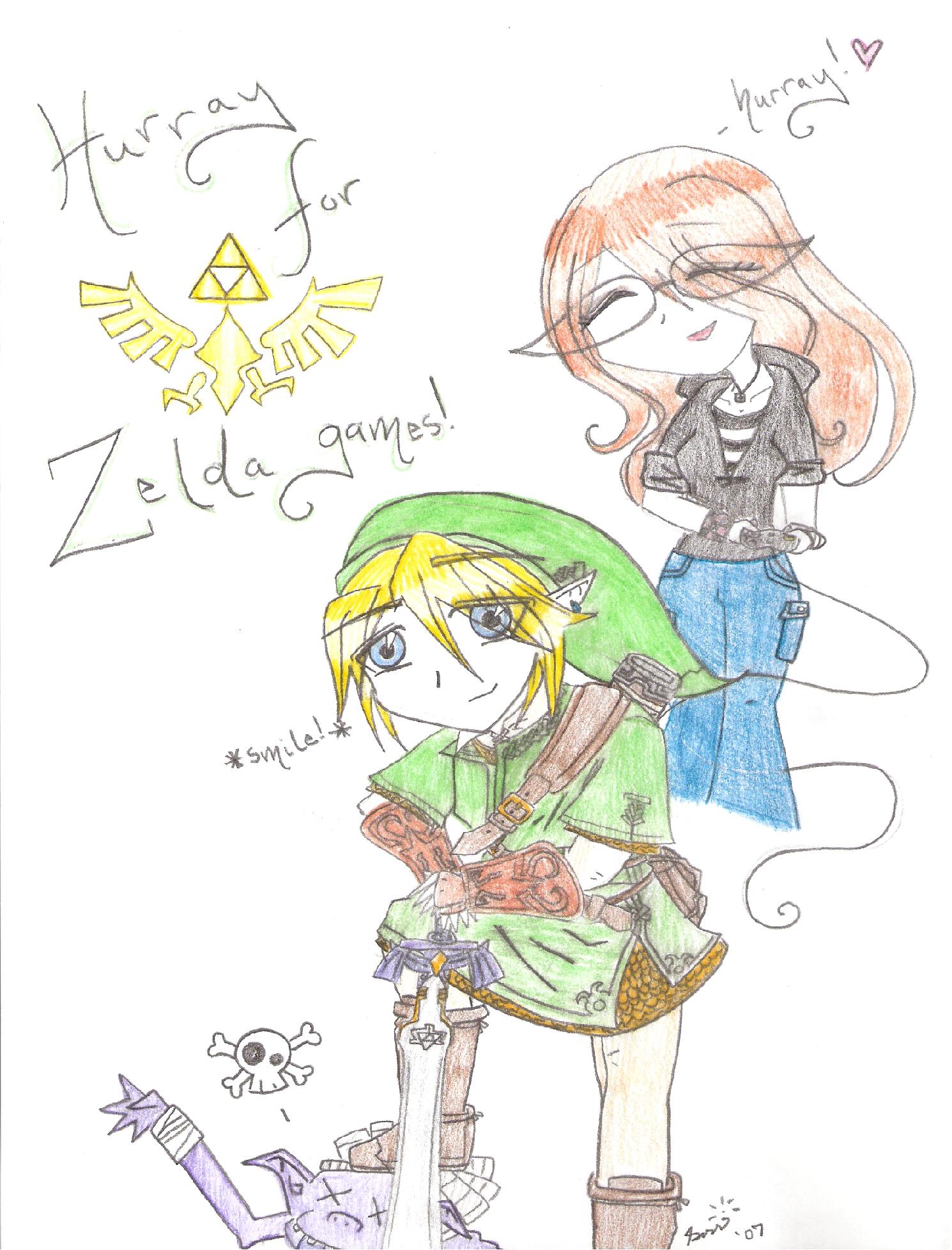 Hurray for Zelda games! by supergirlcomix