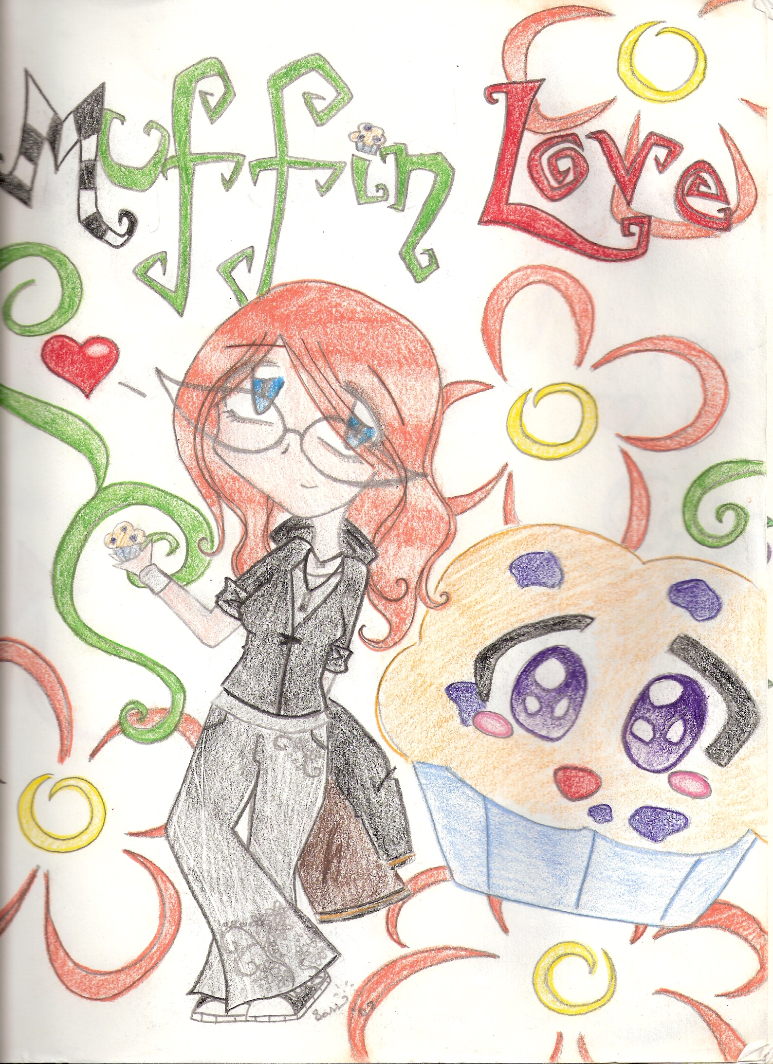 German Doodles: Muffin Love by supergirlcomix
