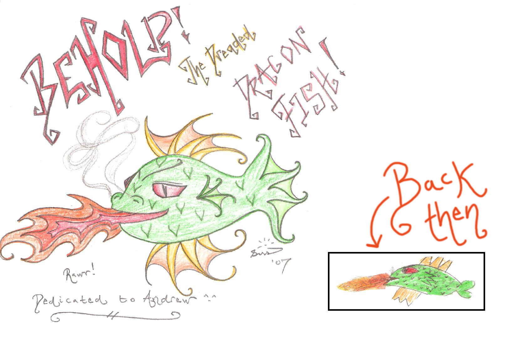 OtC: Dragon Fish by supergirlcomix