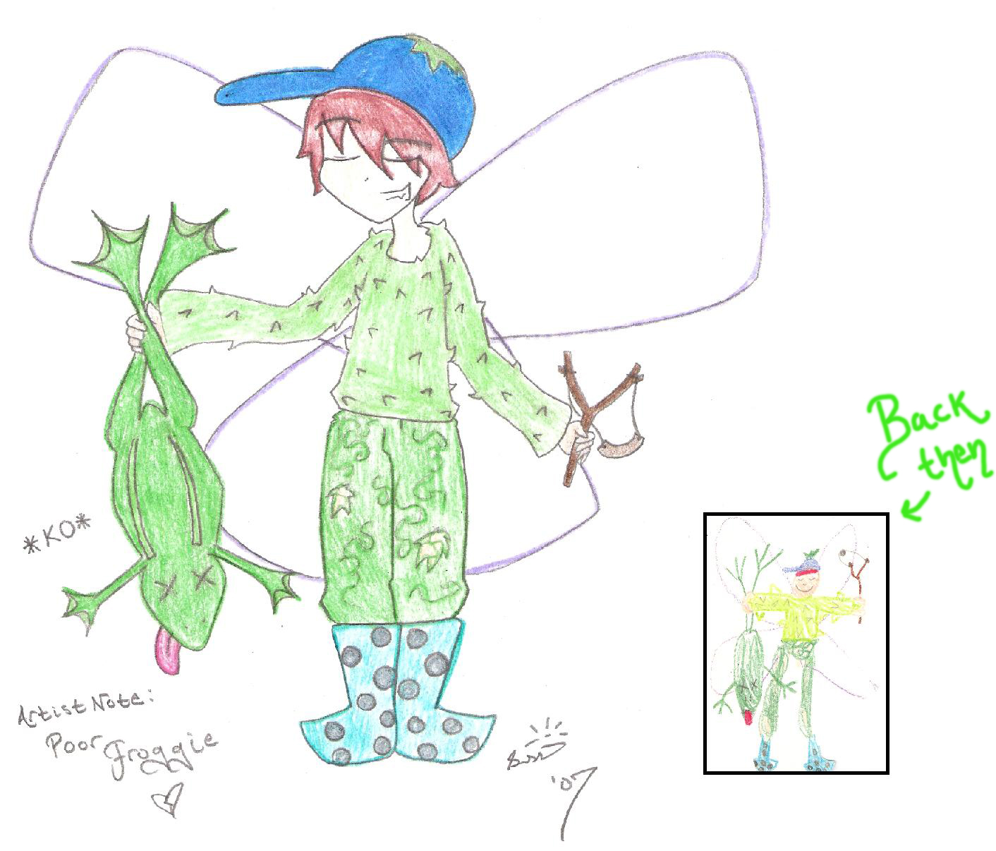 OtC: Fairy Boy (Frog Hunter!!) by supergirlcomix