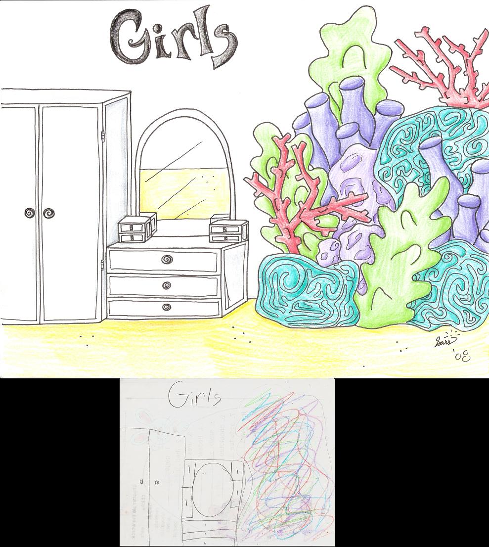 OtC SII: Undersea Dormitory (Girls) by supergirlcomix