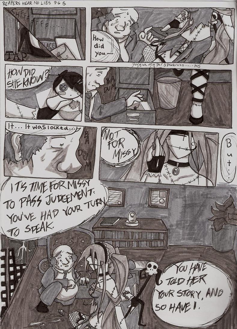 Reapers Hear No Lies page 5 by supergirlcomix