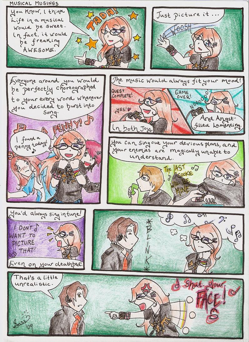 Musical Musings by supergirlcomix