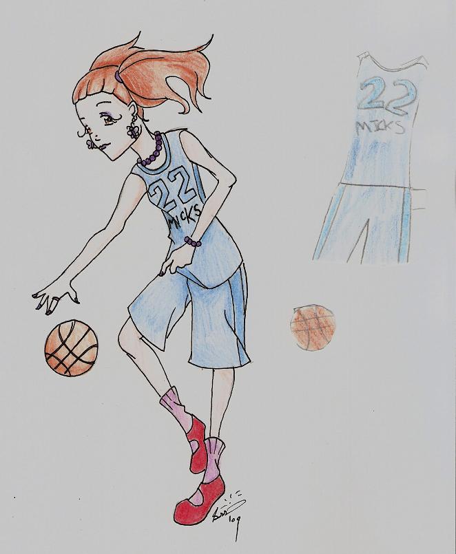 Annie- the basketball ballerina by supergirlcomix