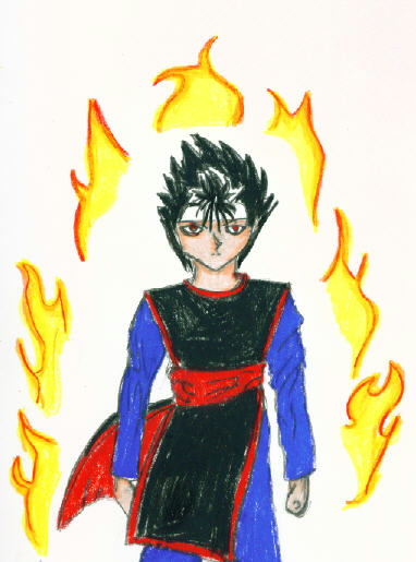 The flame of Hiei by superjm