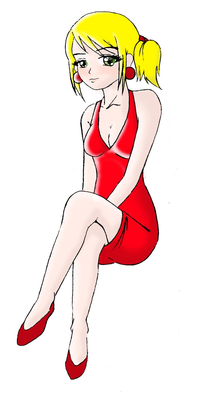 Girl in Hot Red by surrealillusions