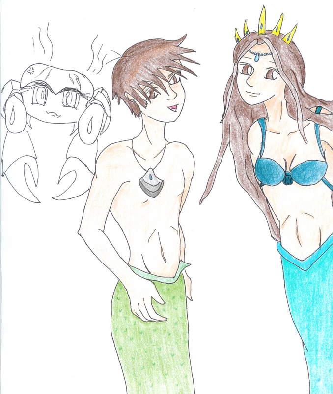 Prince and Princess of the Sea by sweetXcatastrophe