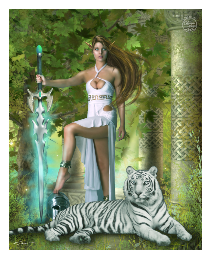Hunter and Pet Tiger v.2 by sweetcivic