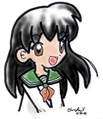 smile kagome! by sweethart_772002