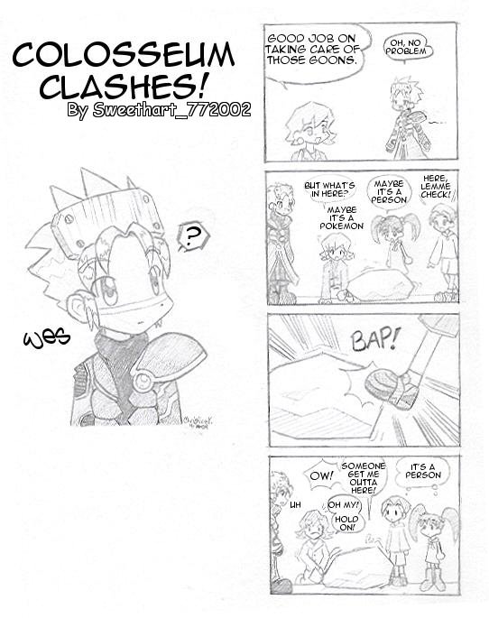 -Colosseum Clashes!- Comic 6 by sweethart_772002