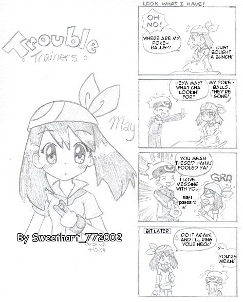 -Trouble Trainers!- Comic 1 by sweethart_772002