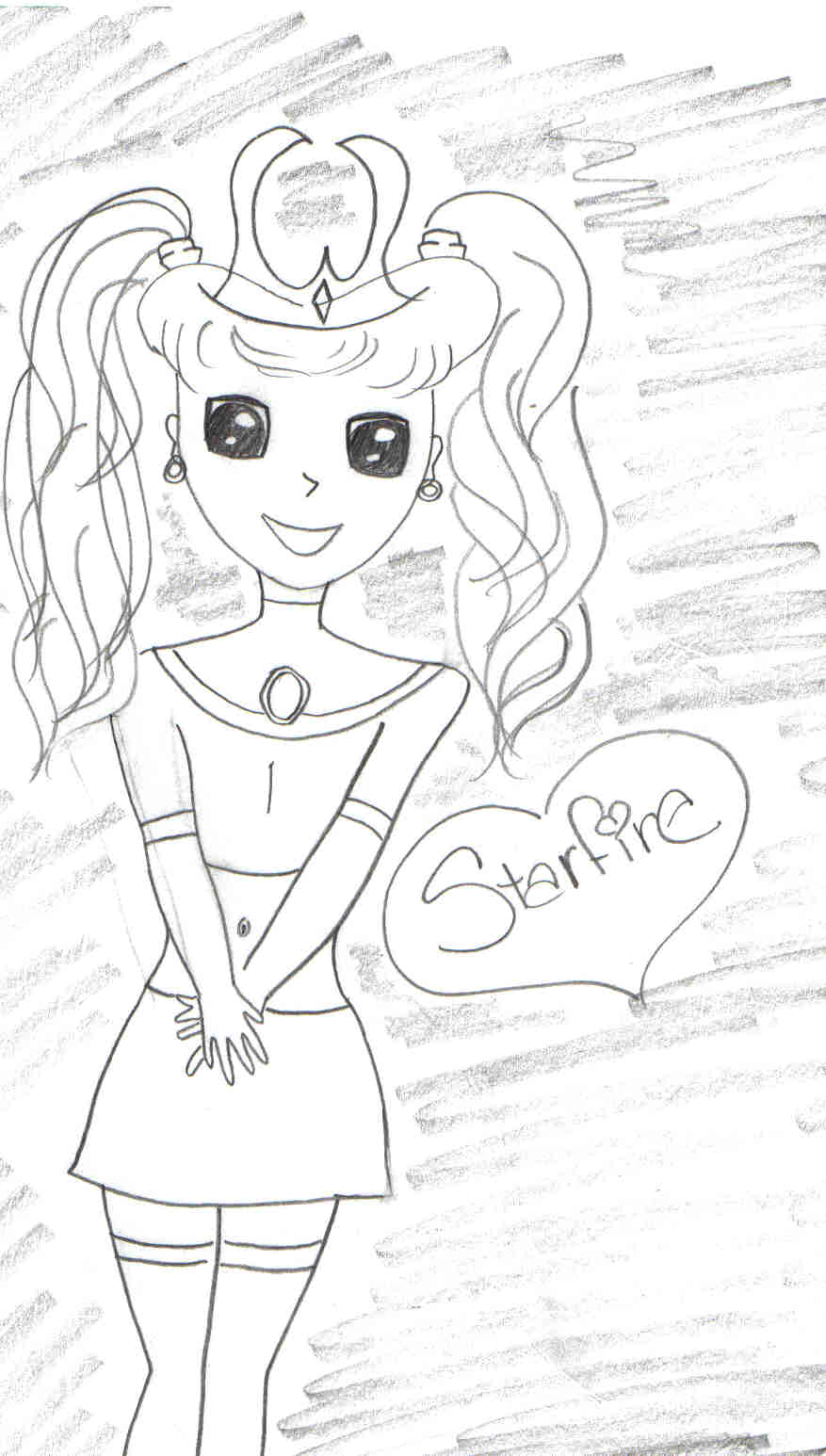 princess starfire as a kid by sweetmary6