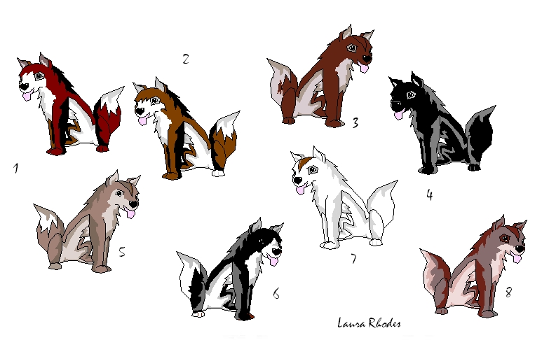 puppies 2 adopt by sword_dragon
