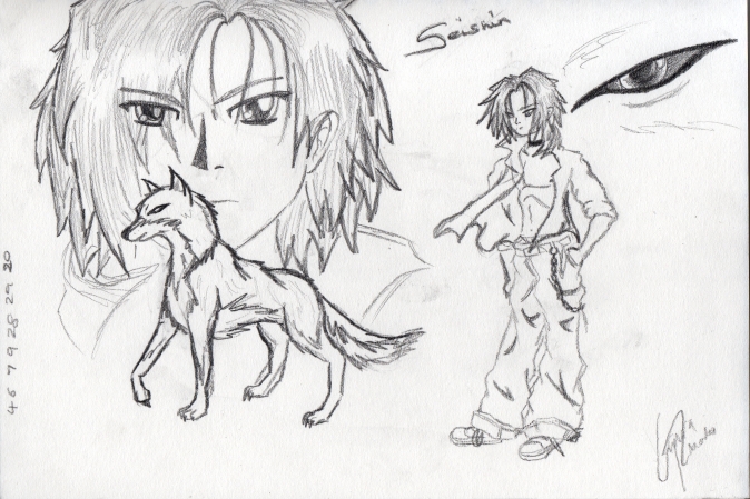 wolf's rain Seishin by sword_dragon