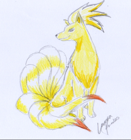 Ninetails YEY by sword_dragon