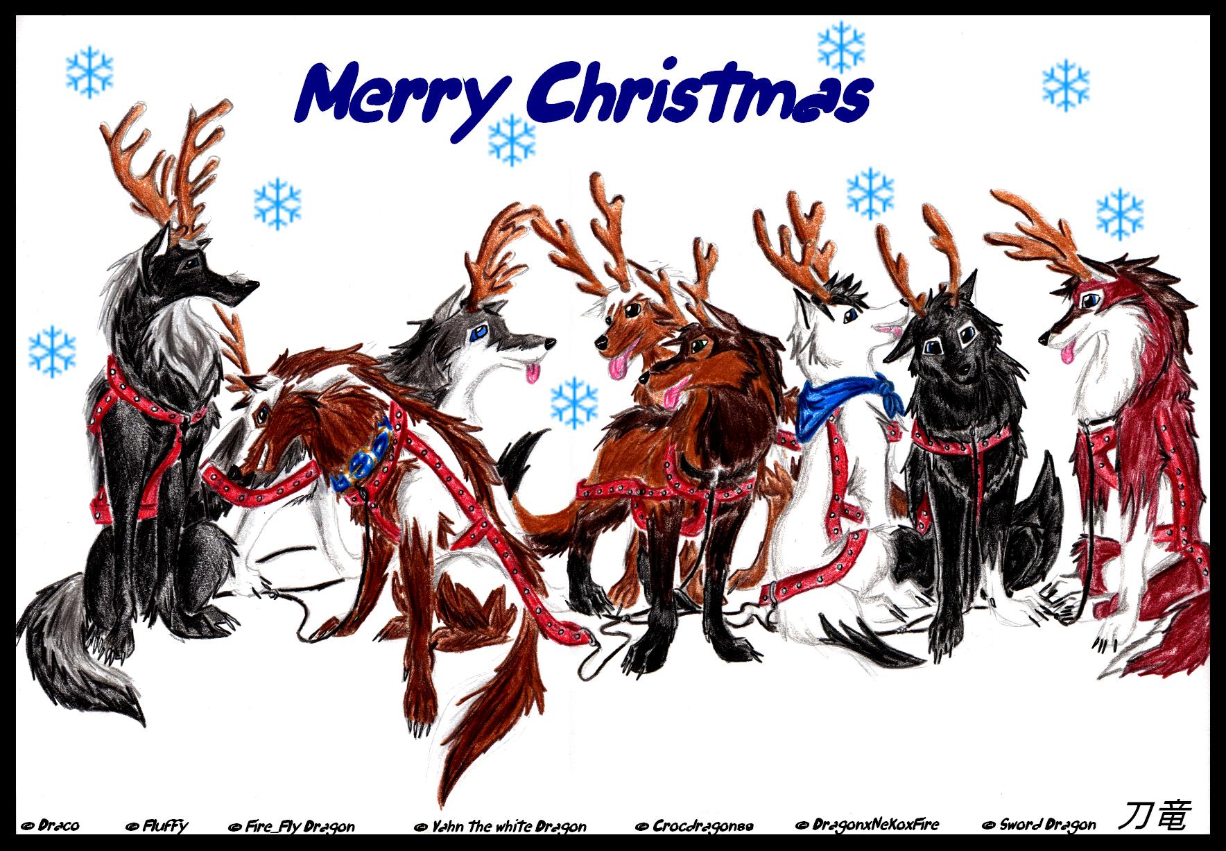 Who needs Reindeer... Merry Christmas by sword_dragon