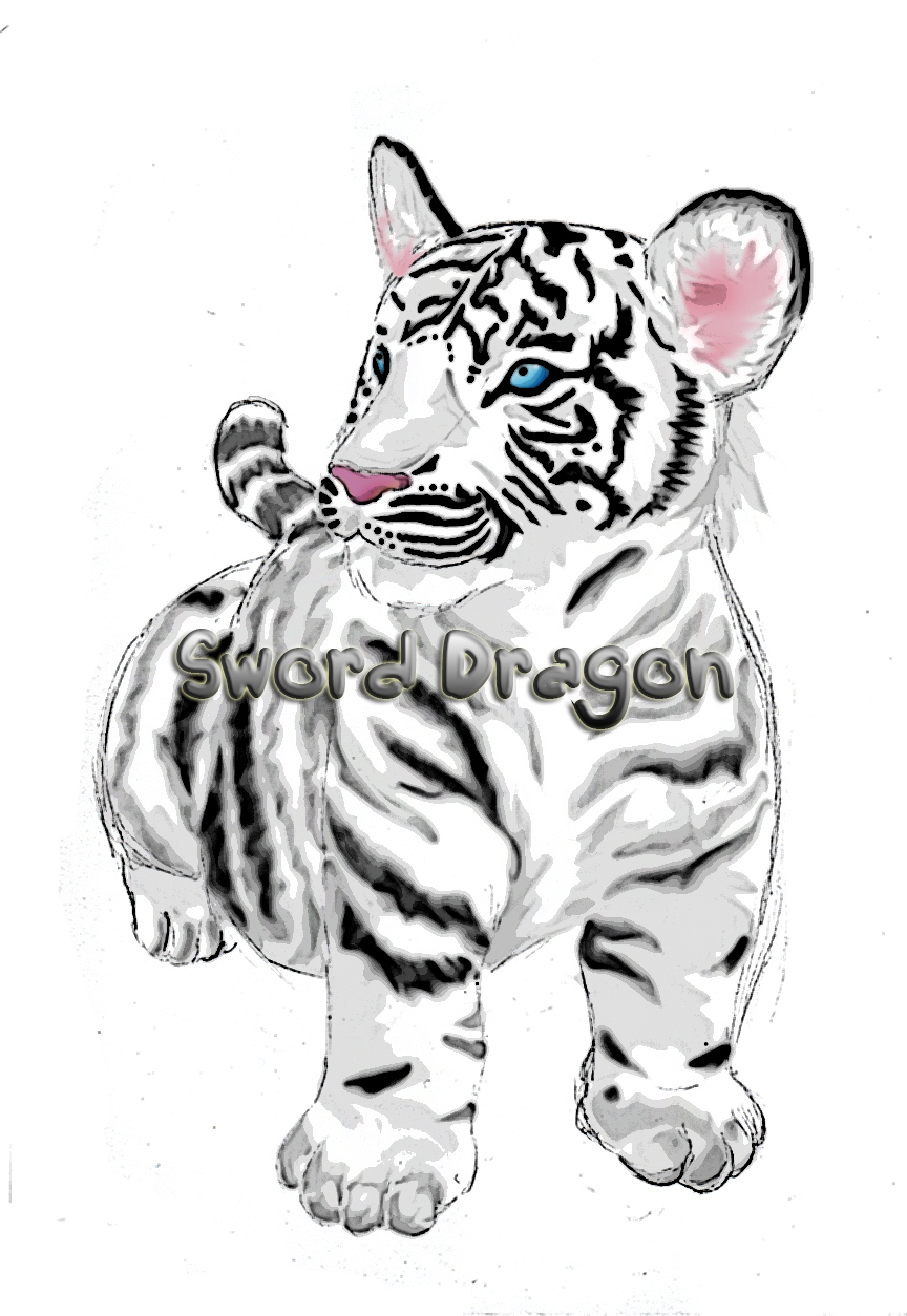 Current WIP Tiger Cub by sword_dragon