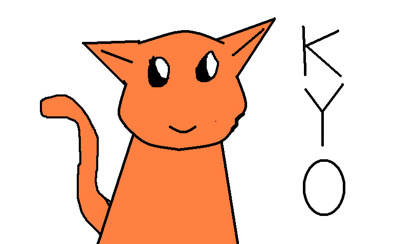 kyo kitty version done on paint by syco252