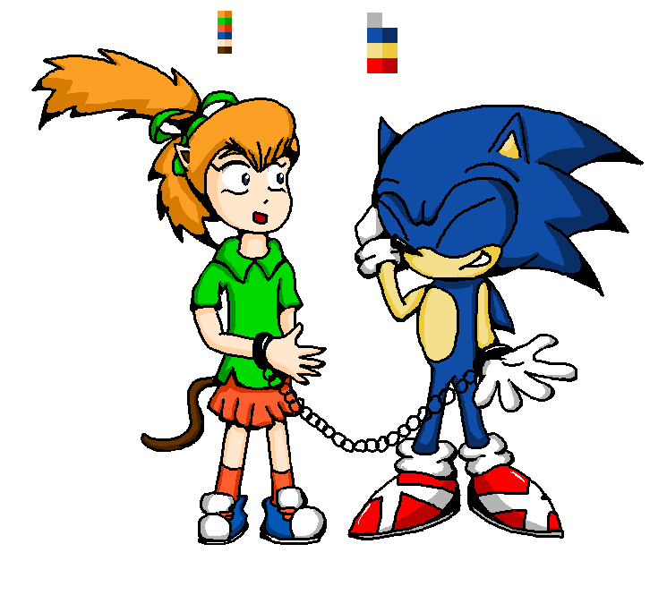Rosie and Sonic by TKGBIdeon
