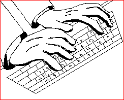 Hands typing by TKGBIdeon