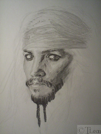 Incomplete Jack Sparrow by TLeon