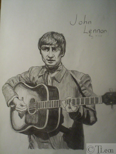 John and His Guitar by TLeon