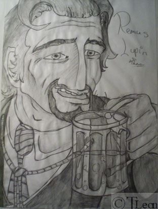Remus and His Beer by TLeon