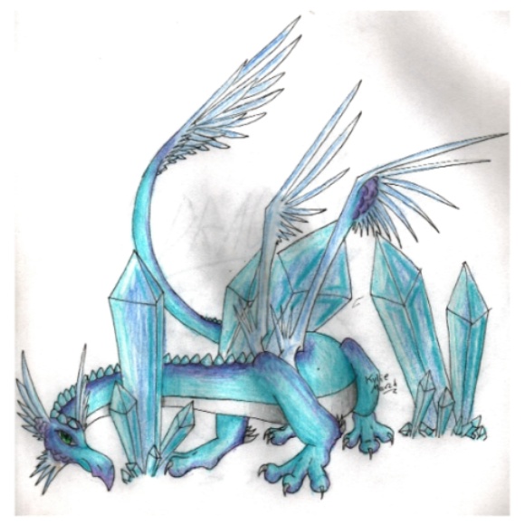 Ice/Crystal Dragon by Tabery_kyou
