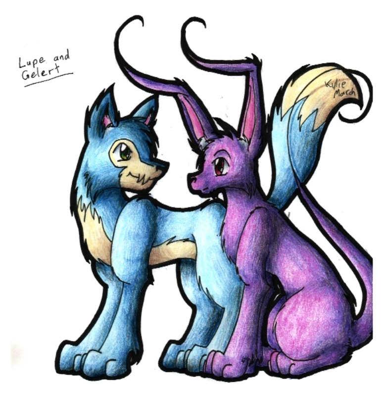 Lupe and Gelert by Tabery_kyou