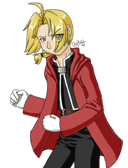 Edward Elric Ready for Battle by Tabery_kyou