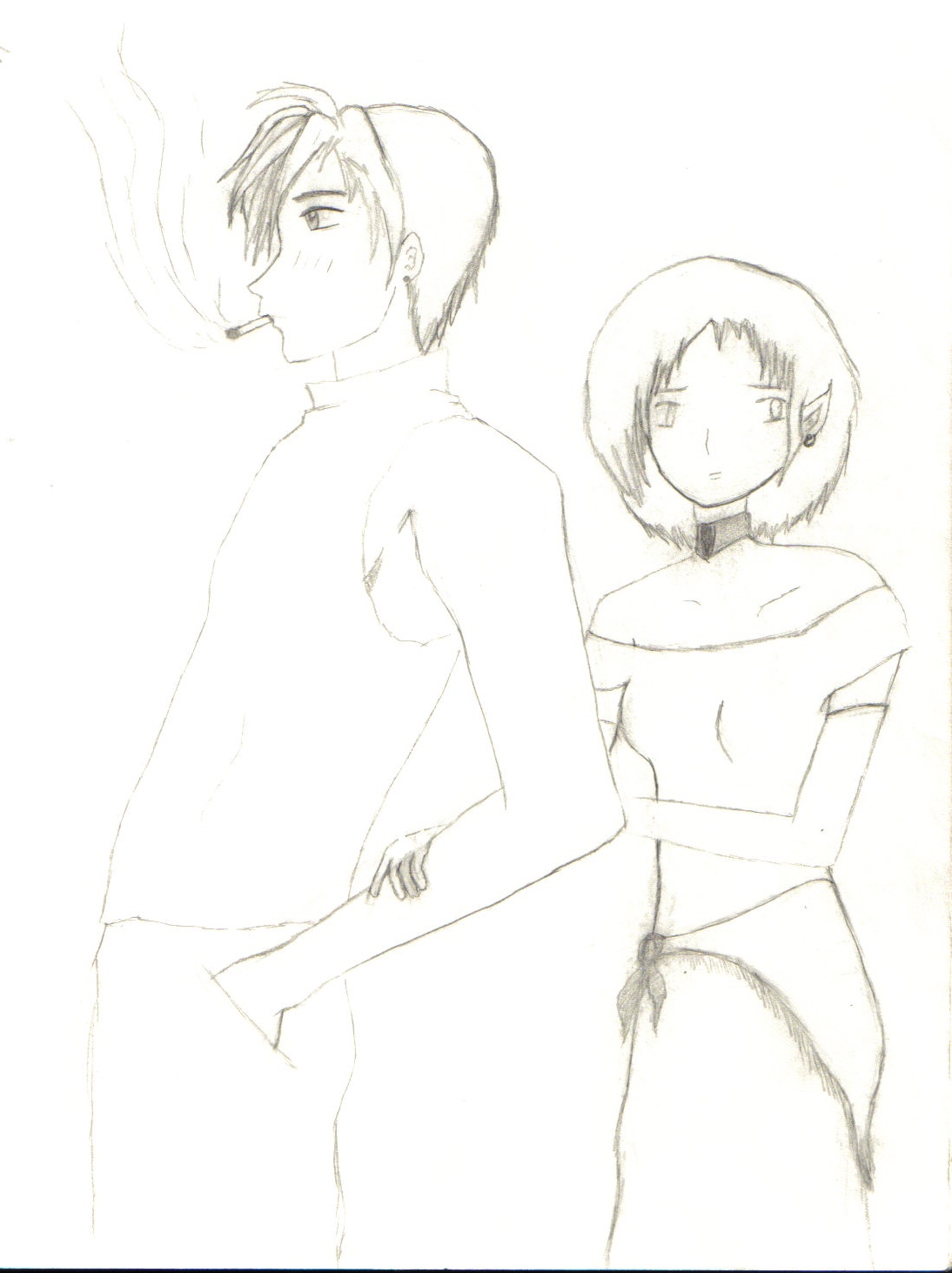 Shinko y Hideki Kun by Taeko