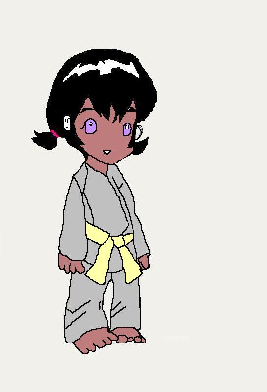 Hana Akisame age 3 in color by Taichiko