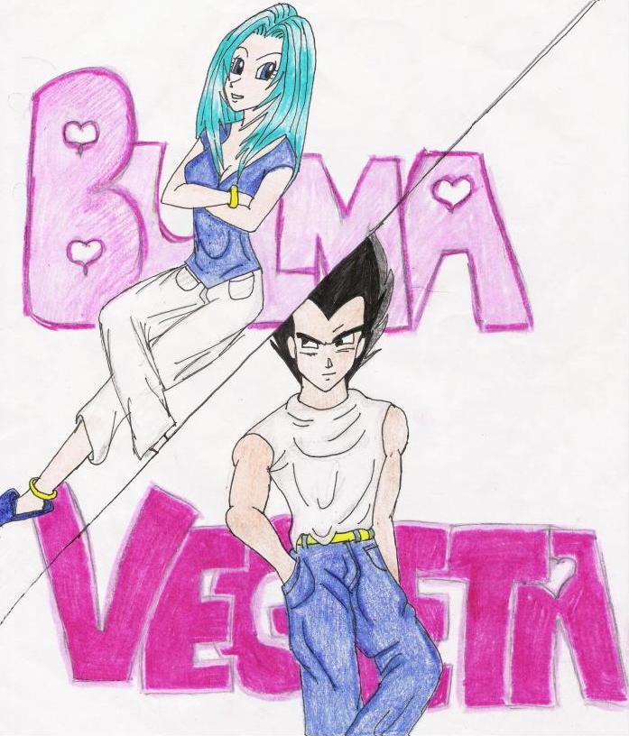 Bulma / Vegeta by Taijiya