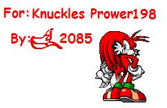 *Knuckles Prower8 gift for Knuckles_Prower198 by Tails2085