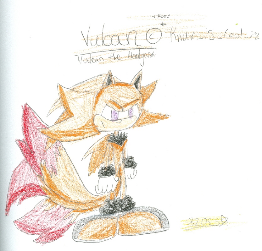 Vulcan, request for Knux_is_cool_82 by Tails2085