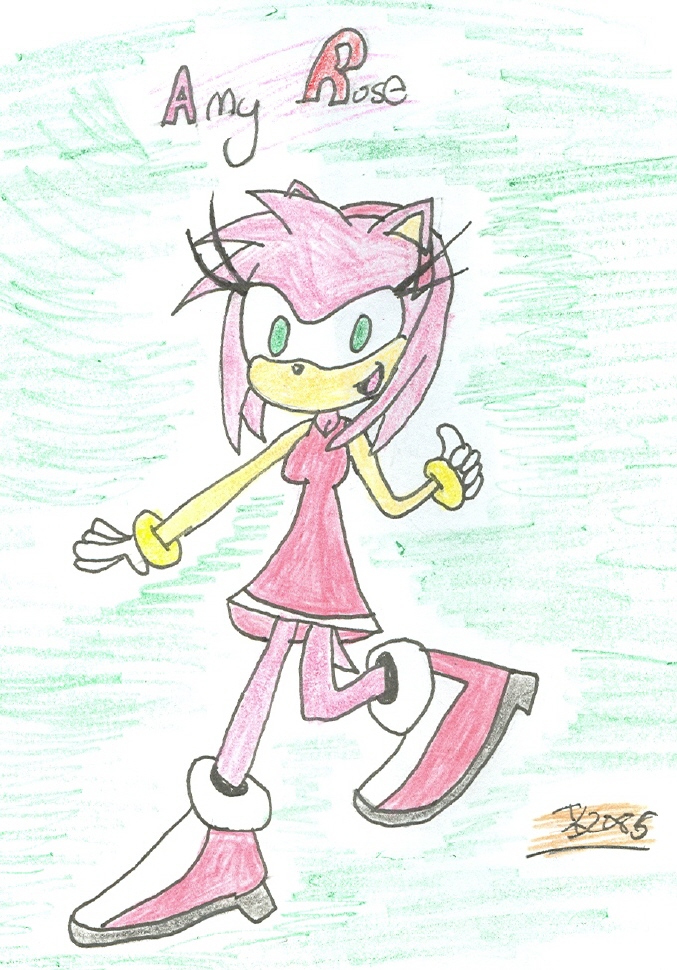 Amy Rose *entry for jaideanna's contest* by Tails2085