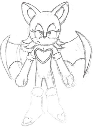 Rouge Sketch by TailsFan