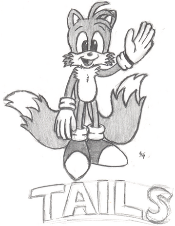 Tails, oldschool style by TailsFan