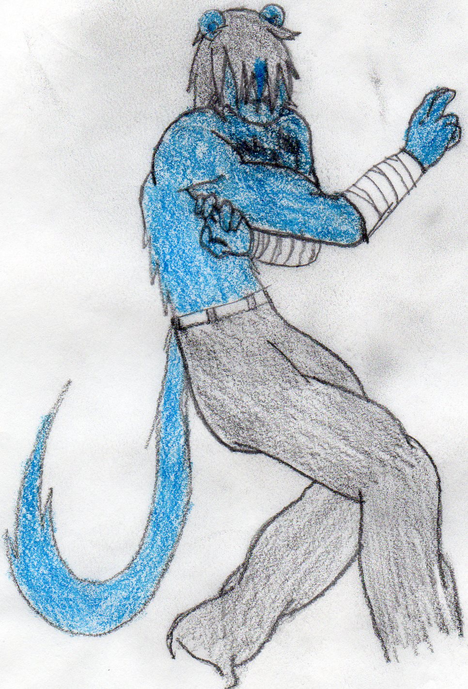Kage The Ferret(Soul's Dad) by TailsLover80