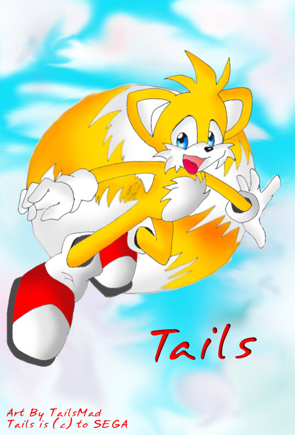 Tails flying by TailsMad